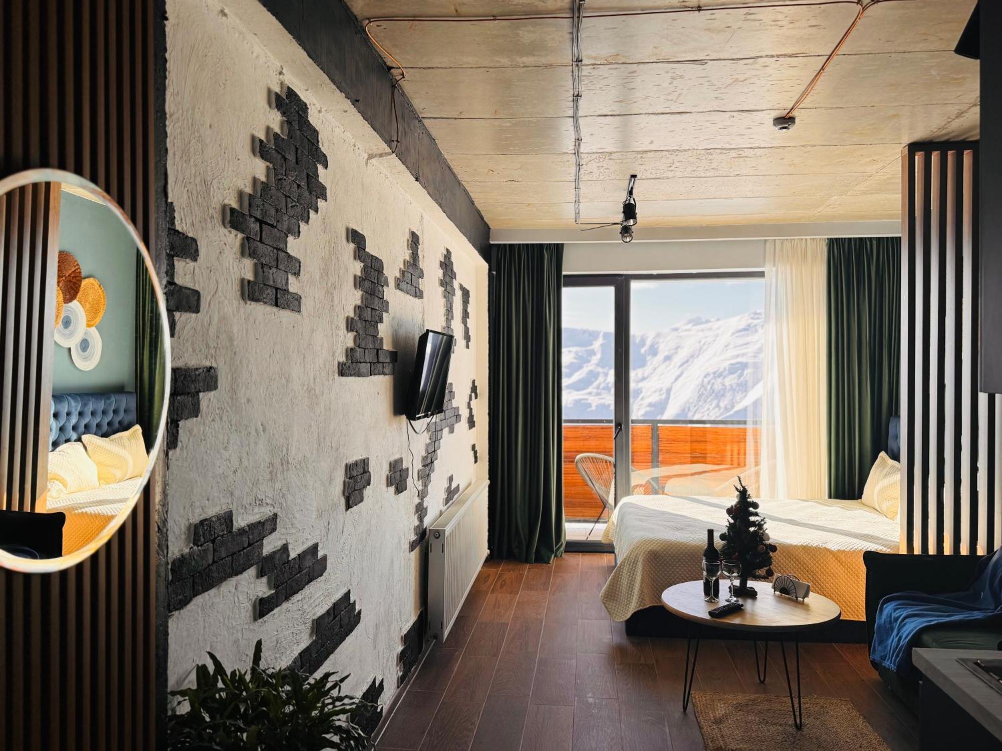 Twins Apartment Delux 2, New Gudauri Luaran gambar